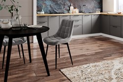 Марта/Мелисса Кухонный гарнитур угловой 1,0х3,2х2,55м Графит Скин/Бежевый Скин ДСВ ДСВ МФ - фото 3