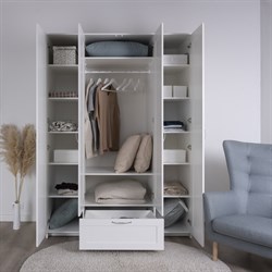 Сириус шкаф 4 двери с ящиком Гуд Лакк МФ - фото 14