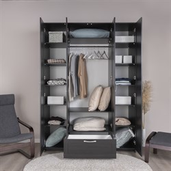 Сириус шкаф 4 двери с ящиком Гуд Лакк МФ - фото 4