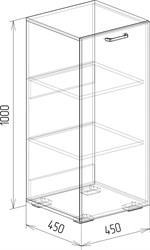 Фиджи Пенал малый №2 Союз-мебель Союз-мебель МФ - фото 2