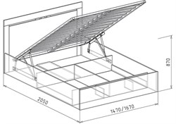 Светлана №17 Кровать №1 1,4 м Союз-мебель Союз-мебель МФ - фото 2