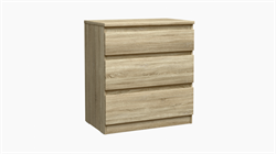 Кастор комод 3 ящика Гуд Лакк МФ - фото 4