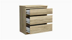 Кастор комод 3 ящика Гуд Лакк МФ - фото 6