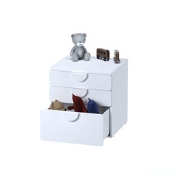 Пикси Комод 3 ящика Гуд Лакк МФ - фото 4