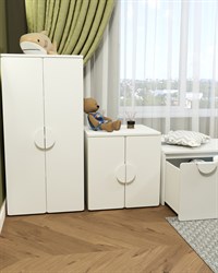 Пикси Шкаф распашной с полкой 60х57х120 Гуд Лакк МФ - фото 7