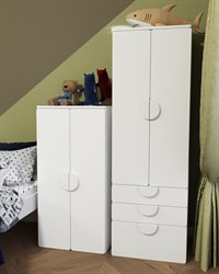 Пикси Шкаф распашной с тремя полками 60х57х120 Гуд Лакк МФ - фото 5