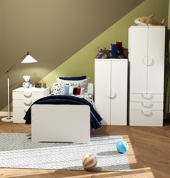 Пикси Шкаф распашной с ящиками и полкой 60х57х180 Гуд Лакк МФ - фото 5