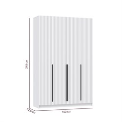 Брандо Шкаф для одежды 67.09 МДФ ОЛМЕКО МФ Олмеко - фото 4