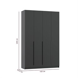 Брандо Шкаф для одежды 67.09 МДФ ОЛМЕКО МФ Олмеко - фото 12