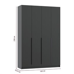 Брандо Шкаф для одежды 67.13 МДФ ОЛМЕКО МФ Олмеко - фото 12