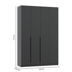 Брандо Шкаф для одежды 67.16 МДФ ОЛМЕКО МФ Олмеко - фото 12