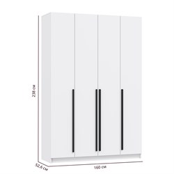 Брандо Шкаф для одежды 67.13 ЛДСП ОЛМЕКО МФ Олмеко - фото 4