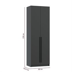 Брандо Шкаф для одежды 67.14 ЛДСП ОЛМЕКО МФ Олмеко - фото 8