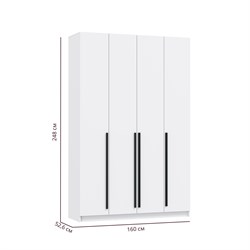 Брандо Шкаф для одежды 67.09 ЛДСП ОЛМЕКО МФ Олмеко - фото 4