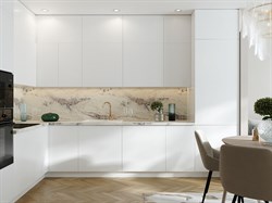 Кухня Сиэль Royal 2200*3200 Blanco МДФ угловая  - фото 1