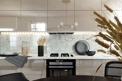 Кухня Эстетик 3400 Сиенна МДФ прямая Сурская Мебель МФ - фото 5