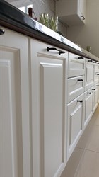 Кухня Ницца Royal 1600 Blanco МДФ прямая Сурская Мебель МФ - фото 4