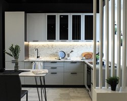 Кухня Глетчер 3000*2000 Гейнсборо МДФ угловая Сурская Мебель МФ - фото 1