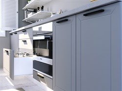 Кухня Глетчер 3000*2000 Гейнсборо МДФ угловая Сурская Мебель МФ - фото 2