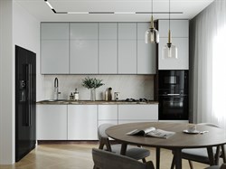 Кухня Идеалиста Royal 3000 French Gray МДФ прямая Сурская Мебель МФ - фото 1