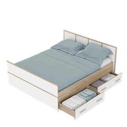 Сакура Кровать 1,4м BTS BTS МФ - фото 3