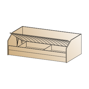 Кровать одинарная КР-118 Лером