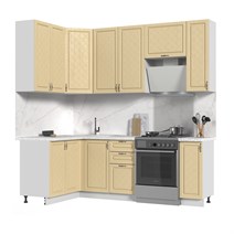 Кухонный гарнитур угловой высокий без столешницы Модена 130х170см h=2370мм Стенд-Мебель МФ - фото 1