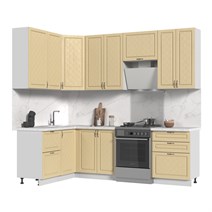 Кухонный гарнитур угловой высокий без столешницы Модена 150х190см h=2370мм Стенд-Мебель МФ - фото 1