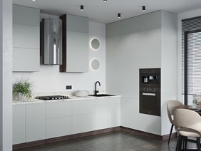 Кухня Сиэль Royal 2800*1800 French Grey МДФ угловая  - фото 1