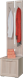 Корвет люкс Тумба с вешалкой №22 Союз-мебель Союз-мебель МФ - фото 1
