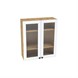 Тулиппа Шкаф верхний высокий со стеклом ШВС 809 СМ Сурская Мебель МФ - фото 3
