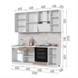 Кухонный гарнитур высокий без столешницы Ксения 220см h=2370мм СТМ Стенд-Мебель МФ - фото 9