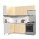 Кухонный гарнитур угловой без столешницы Альфа 120х160см СТМ Стенд-Мебель МФ - фото 5