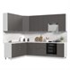 Кухонный гарнитур угловой высокий без столешницы Катрин 200х280см h=2370мм СТМ Стенд-Мебель МФ - фото 1