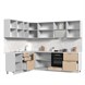 Кухонный гарнитур угловой без столешницы Ксения 200х260см СТМ Стенд-Мебель МФ - фото 4