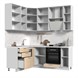 Кухонный гарнитур угловой высокий без столешницы Ксения 160х200см h=2370мм СТМ Стенд-Мебель МФ - фото 6