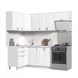 Кухонный гарнитур угловой без столешницы Модена 120х160см СТМ Стенд-Мебель МФ - фото 7