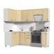 Кухонный гарнитур угловой без столешницы Модена 130х170см СТМ Стенд-Мебель МФ - фото 5