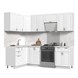 Кухонный гарнитур угловой без столешницы Модена 140х180см СТМ Стенд-Мебель МФ - фото 5