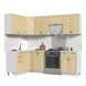 Кухонный гарнитур угловой без столешницы Модена 140х180см СТМ Стенд-Мебель МФ - фото 1