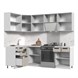 Кухонный гарнитур угловой без столешницы Пасаденна 140х180см СТМ Стенд-Мебель МФ - фото 4