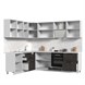 Кухонный гарнитур угловой без столешницы Пасаденна 200х260см СТМ Стенд-Мебель МФ - фото 4