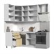 Кухонный гарнитур угловой высокий без столешницы Модена 120х160см h=2370мм Стенд-Мебель МФ - фото 6