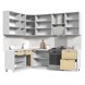 Кухонный гарнитур угловой высокий без столешницы Модена 180х200см h=2370мм Стенд-Мебель МФ - фото 2