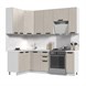 Кухонный гарнитур угловой высокий без столешницы Пасаденна 130х170см h=2370 Стенд-Мебель МФ - фото 1