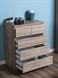 Мальта комод 3+2 ящика 80х99 см Гуд Лакк МФ - фото 4