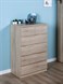 Мальта комод 4+2 ящика 80х121 см Гуд Лакк МФ - фото 5