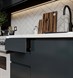 Кухня Маори 2400 Нуар Эмаль прямая Сурская Мебель МФ - фото 2